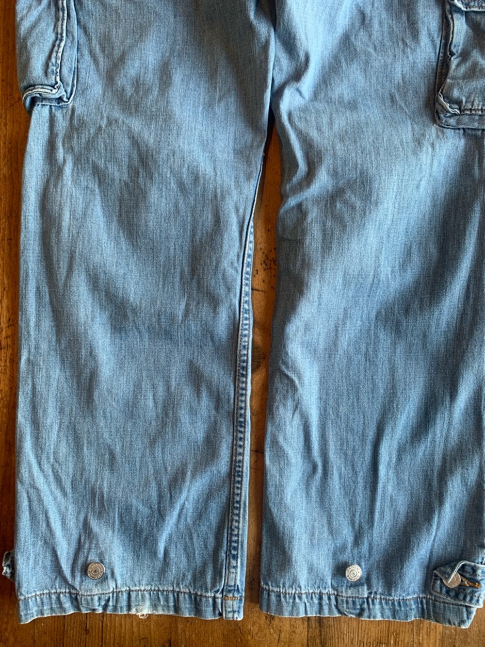 Banana Republic Blue Barrel Cargo Jeans - Picture 16 of 16